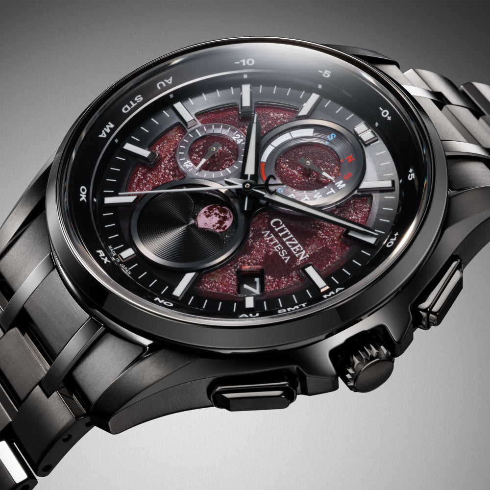 CITIZEN ATTESA Shades of Red BY1005-73Z 世界限定2,200本 ブラック