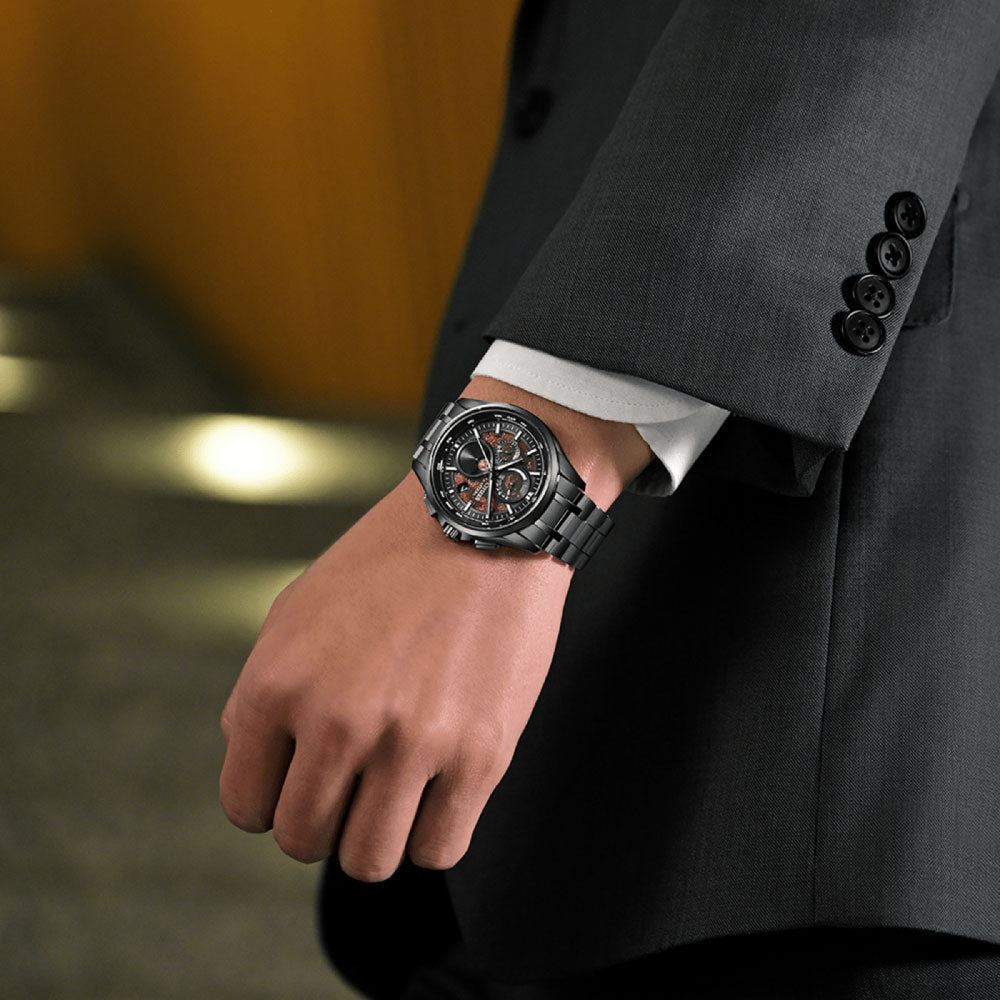 ＜2026年2月26日発売＞CITIZEN ATTESA Shades of Red BY1005-73Z 世界限定2,200本 ブラックチタンシリーズ シチズン アテッサ