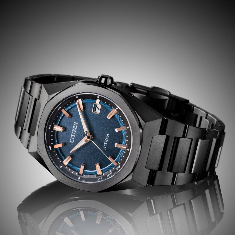 【美品】CITIZEN ATTESA ACT Line チタン CITIZEN ATTESA ACT Line CB3045-61L ブラックチタン シチズン