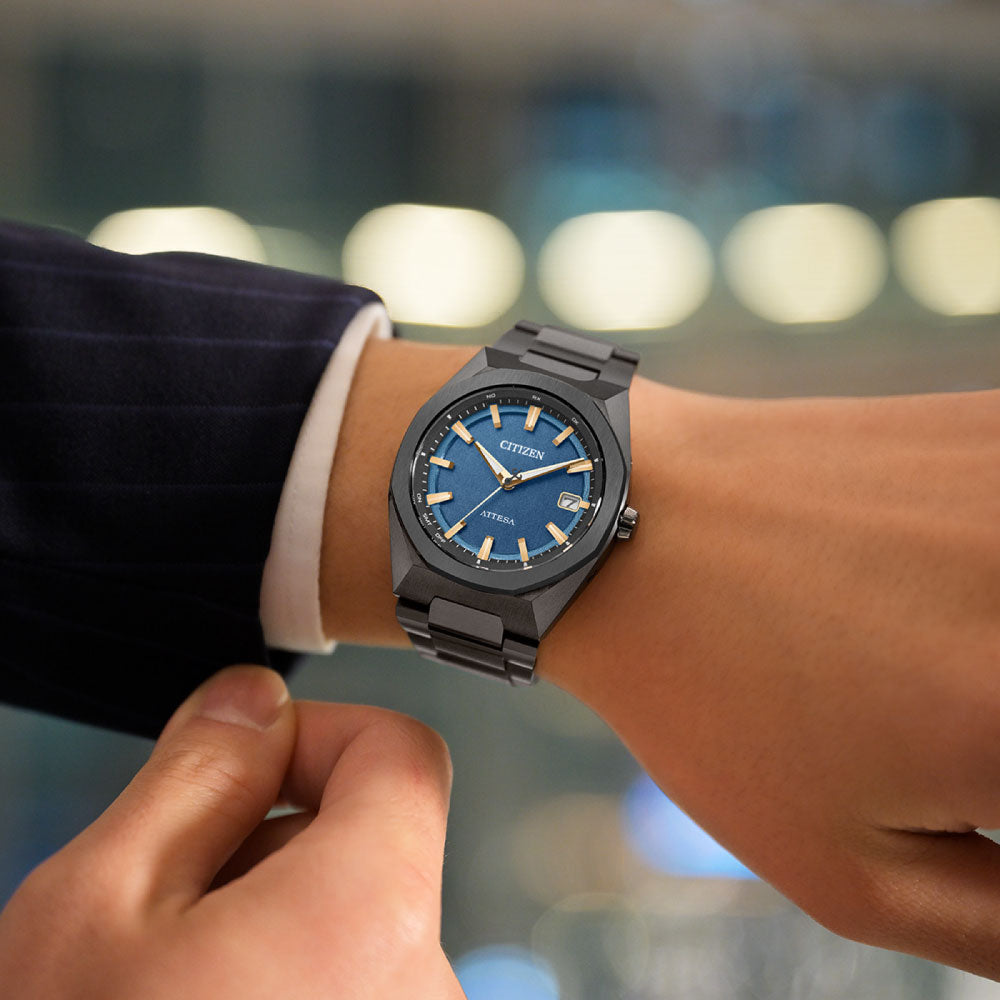 CITIZEN ATTESA ACT Line CB3045-61L ブラックチタン シチズン アテッサ アクトライン 腕時計 メンズ