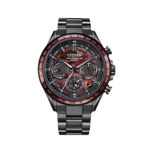 ＜2026年2月26日発売＞CITIZEN ATTESA ACT Line Shades of Red CC4077-71Z 世界限定1,800本 ブラックチタンシリーズ シチズン アテッサ