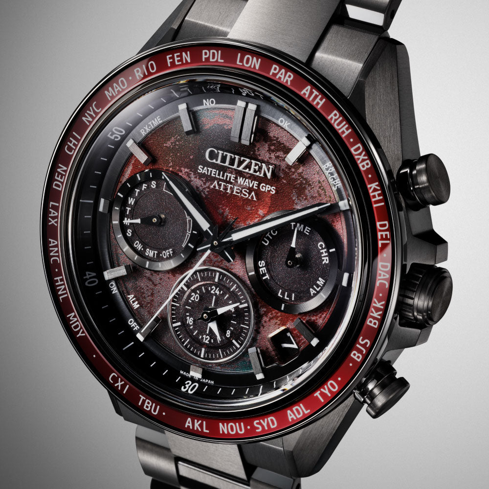 CITIZEN ATTESA ACT Line Shades of Red CC4077-71Z 世界限定1,800本