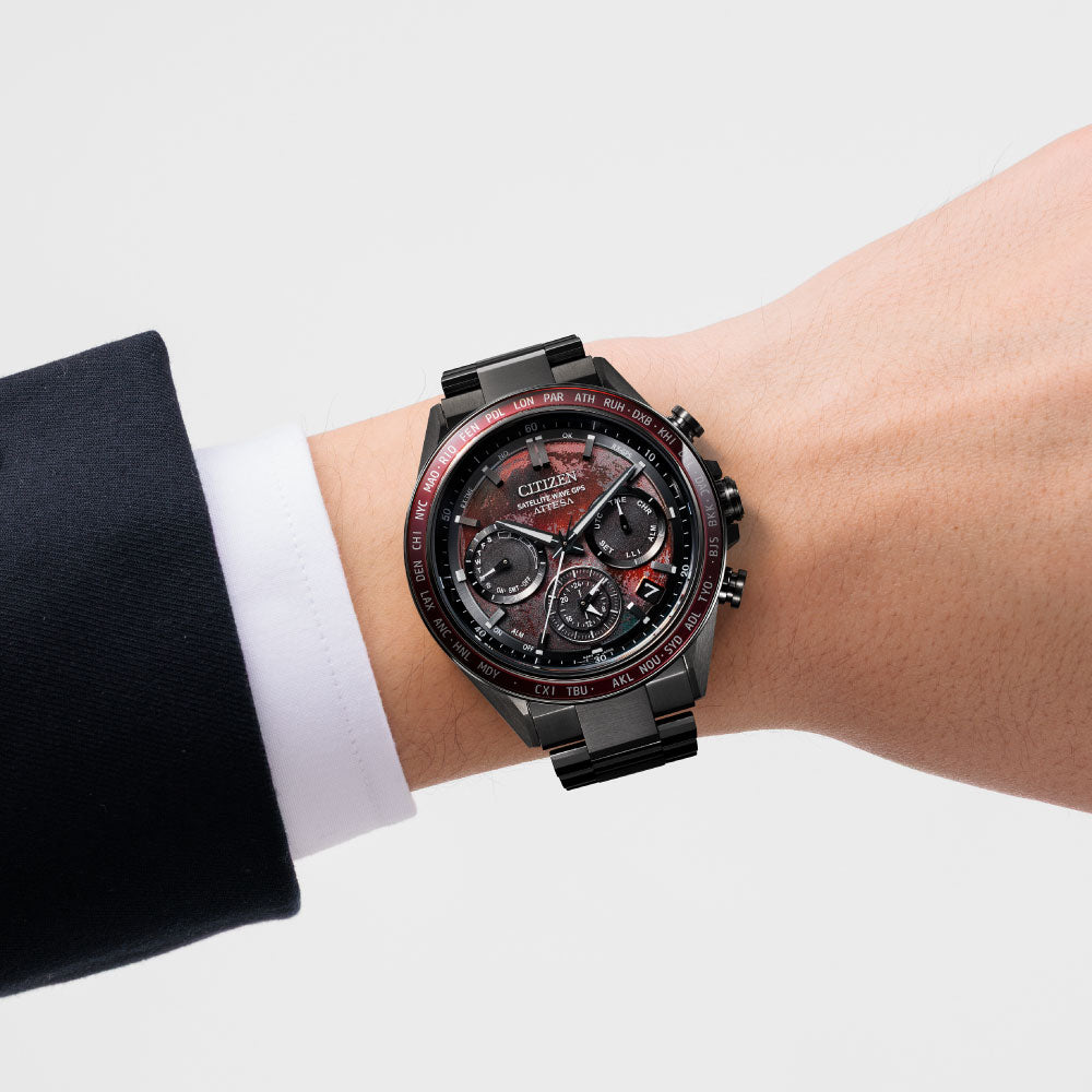 CITIZEN ATTESA ACT Line Shades of Red CC4077-71Z 世界限定1,800本