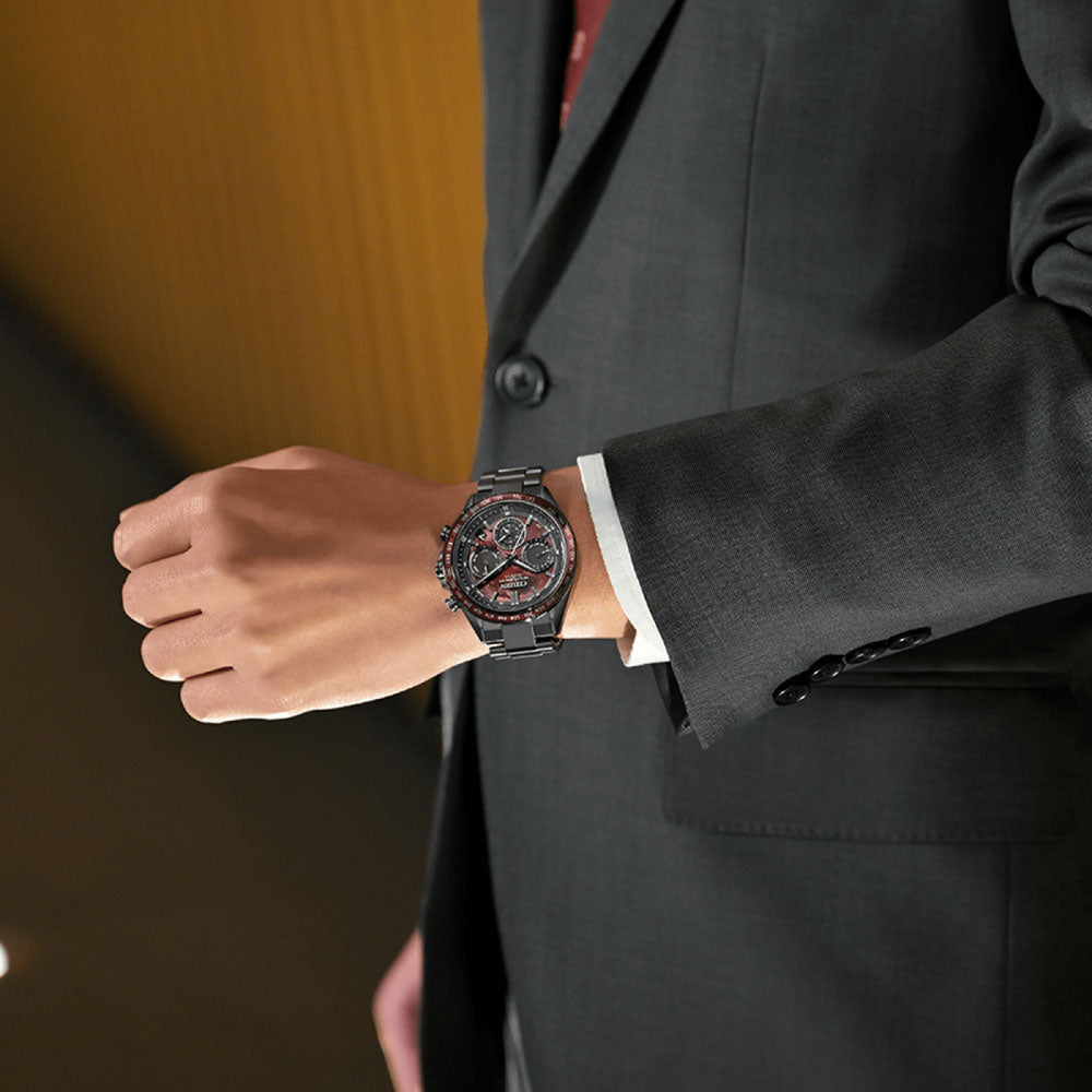 ＜2026年2月26日発売＞CITIZEN ATTESA ACT Line Shades of Red CC4077-71Z 世界限定1,800本 ブラックチタンシリーズ シチズン アテッサ