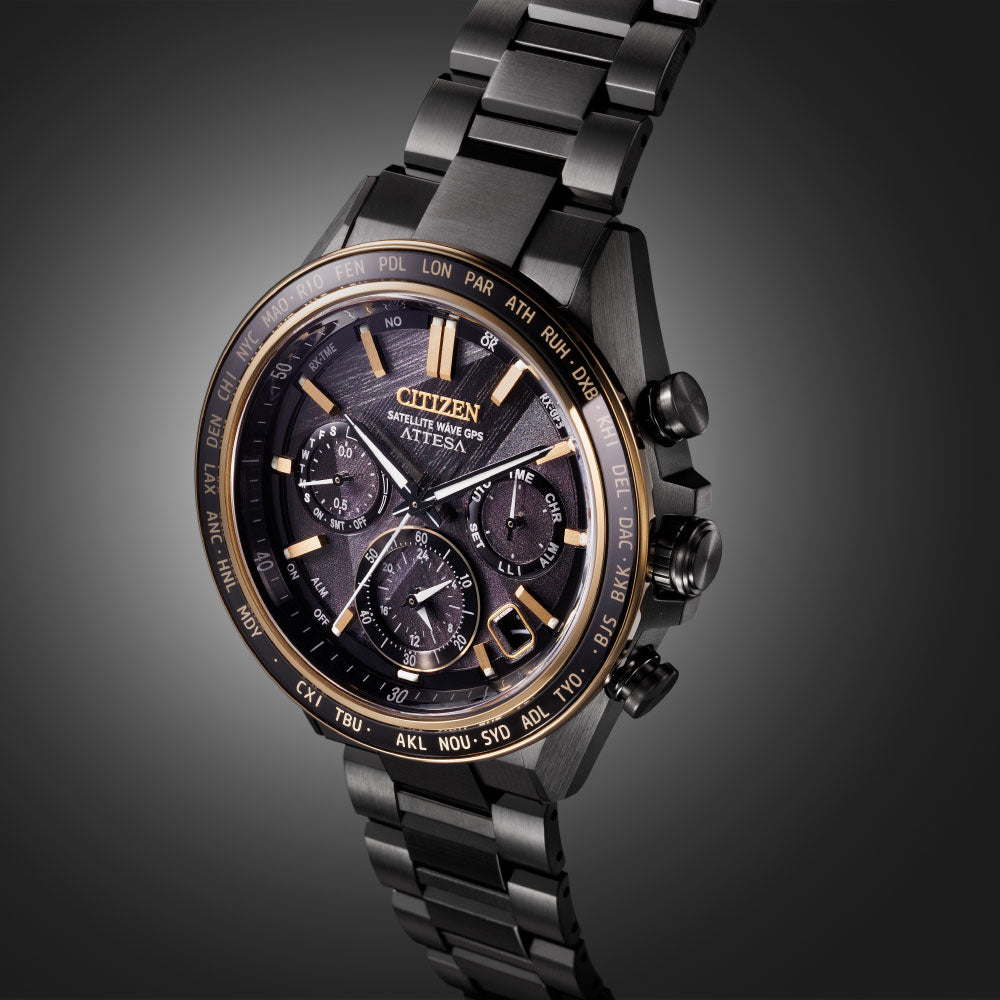 CITIZEN ATTESA ACT Line CC4078-51E LIGHT in BLACK Eco-Drive 50th