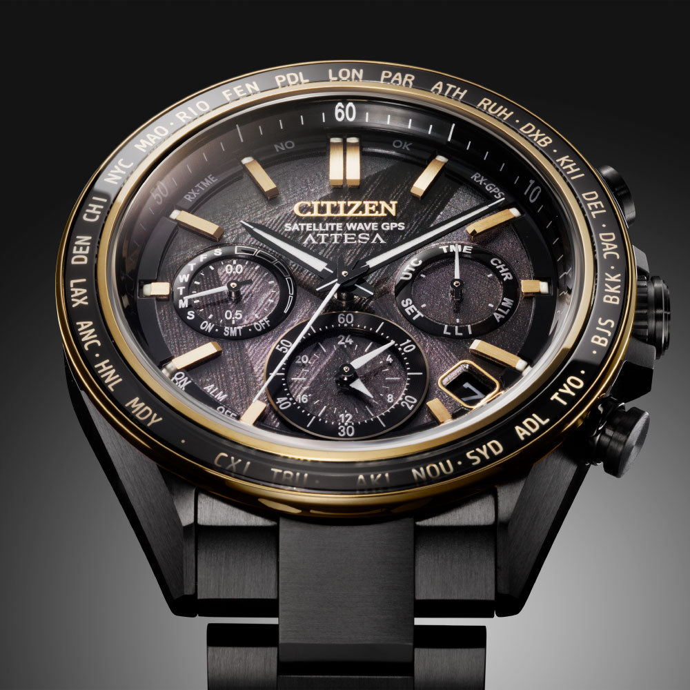 CITIZEN ATTESA ACT Line CC4078-51E LIGHT in BLACK Eco-Drive 50th