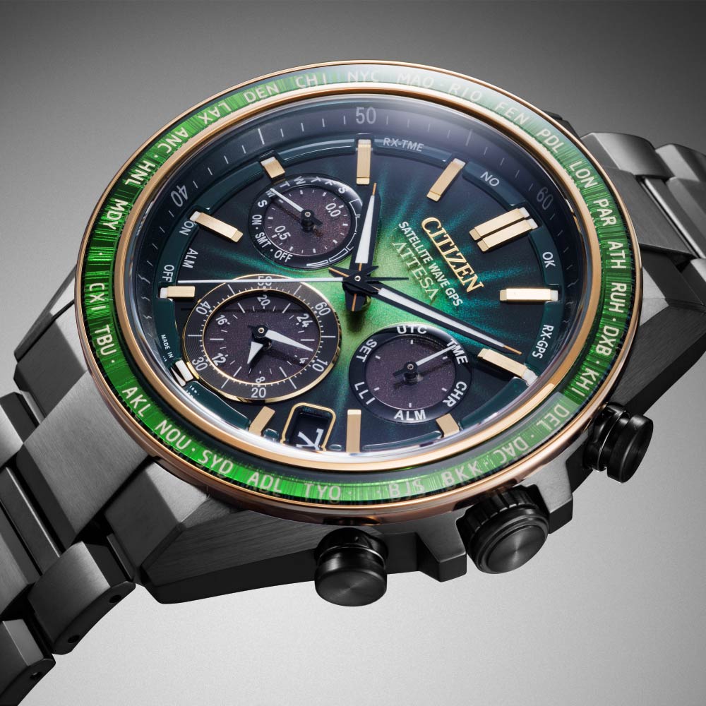 ＜2026年10月1日発売＞CITIZEN ATTESA ACT Line CC4084-83Z 世界限定1,500本 シチズン アテッサ メンズ 腕時計 ブラックチタンシリーズ