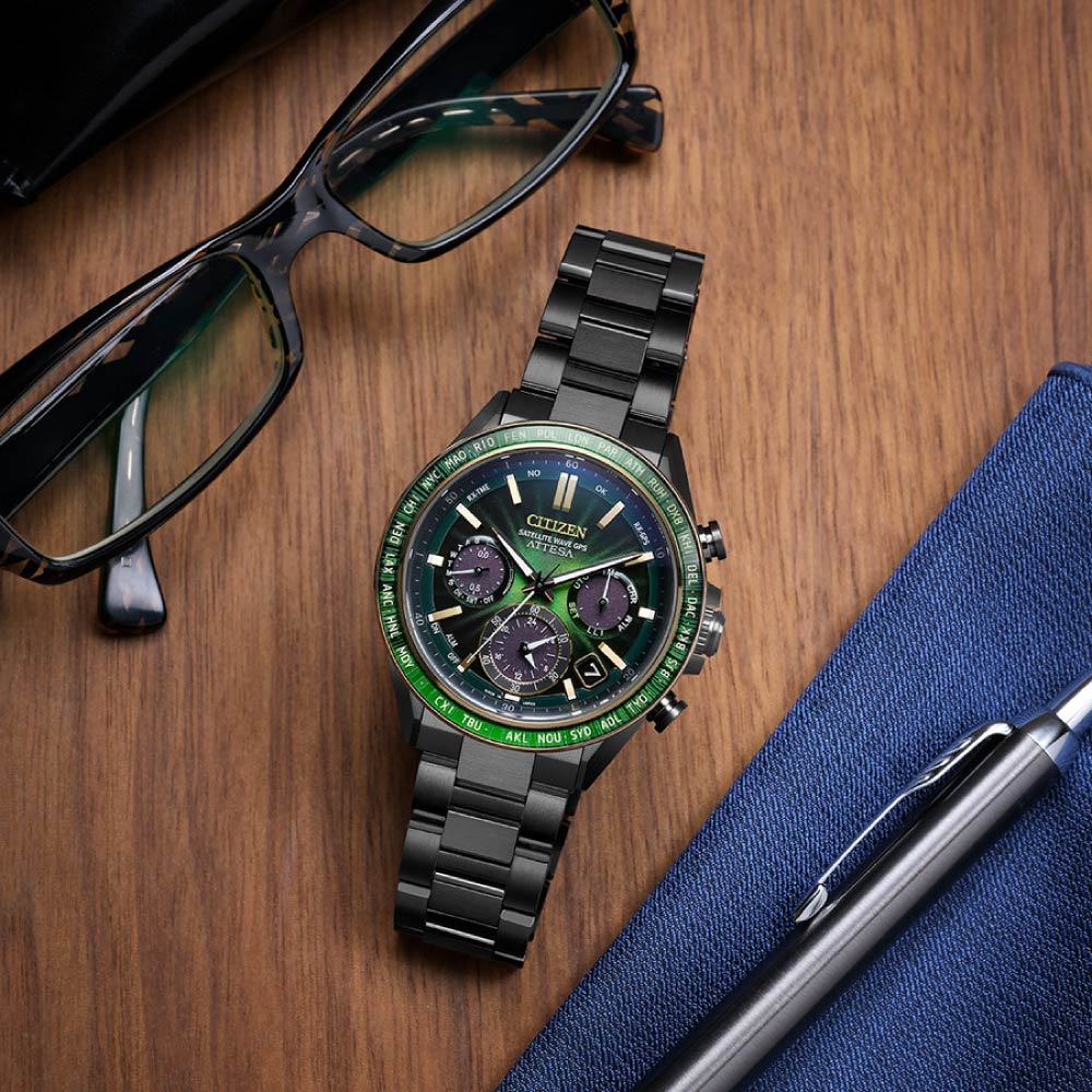 ＜2026年10月1日発売＞CITIZEN ATTESA ACT Line CC4084-83Z 世界限定1,500本 シチズン アテッサ メンズ 腕時計 ブラックチタンシリーズ