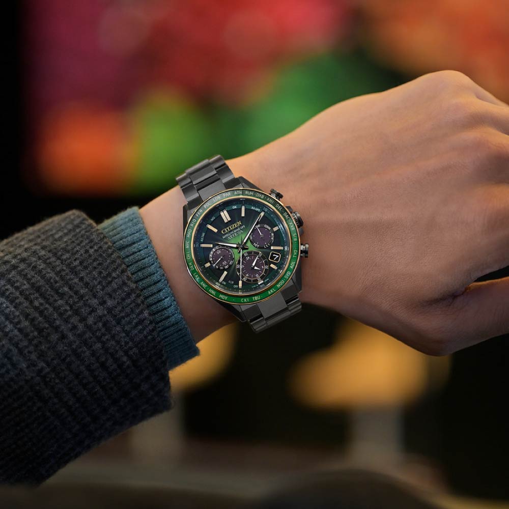 ＜2026年10月1日発売＞CITIZEN ATTESA ACT Line CC4084-83Z 世界限定1,500本 シチズン アテッサ メンズ 腕時計 ブラックチタンシリーズ