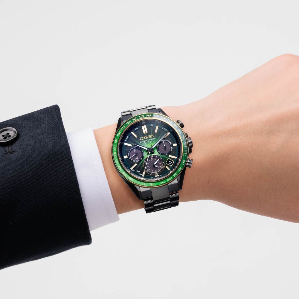 ＜2026年10月1日発売＞CITIZEN ATTESA ACT Line CC4084-83Z 世界限定1,500本 シチズン アテッサ メンズ 腕時計 ブラックチタンシリーズ