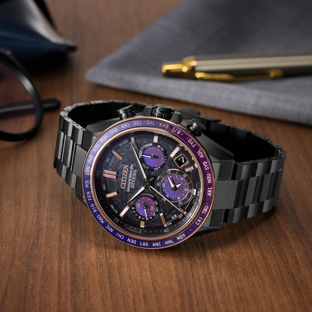 ＜2026年10月1日発売＞CITIZEN ATTESA ACT Line CC4085-81Z 世界限定1,500本 シチズン アテッサ メンズ 腕時計 ブラックチタンシリーズ