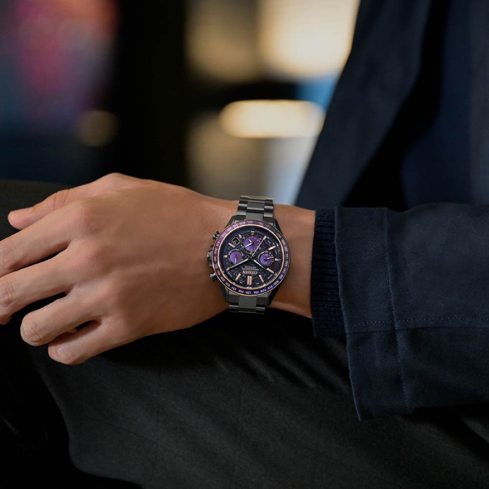 ＜2026年10月1日発売＞CITIZEN ATTESA ACT Line CC4085-81Z 世界限定1,500本 シチズン アテッサ メンズ 腕時計 ブラックチタンシリーズ