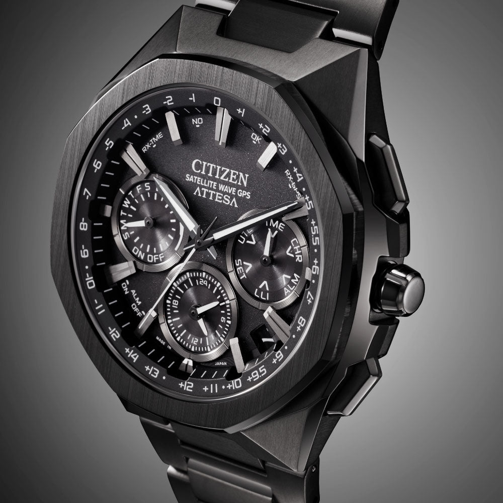 ATTESA ACT Line SPACE SHIP CeramicsBezel CC4105-69E ブラックチタンシリーズ アテッサ シチズン