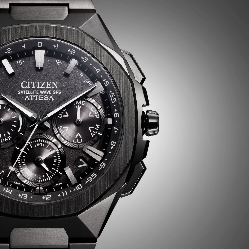 ATTESA ACT Line SPACE SHIP CeramicsBezel CC4105-69E ブラックチタンシリーズ アテッサ シチズン