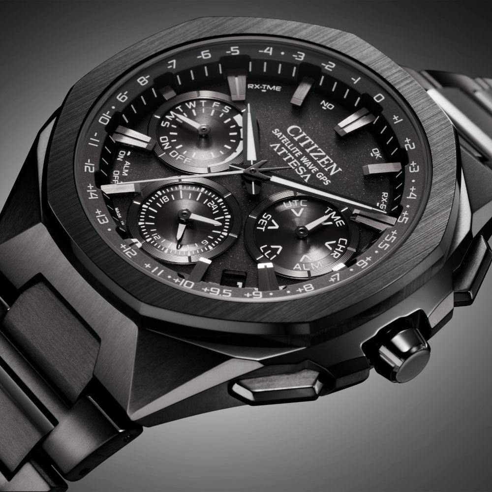 ATTESA ACT Line SPACE SHIP CeramicsBezel CC4105-69E ブラックチタンシリーズ アテッサ シチズン