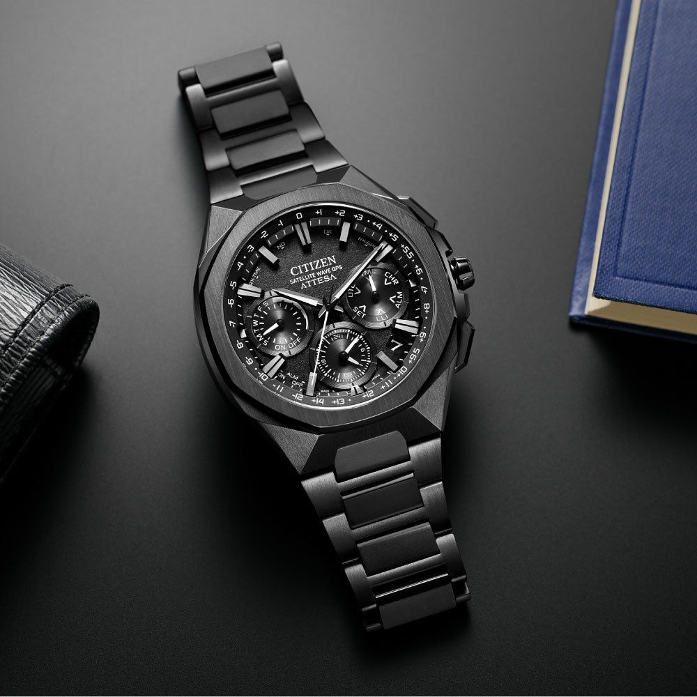 ATTESA ACT Line SPACE SHIP CeramicsBezel CC4105-69E ブラックチタンシリーズ アテッサ シチズン