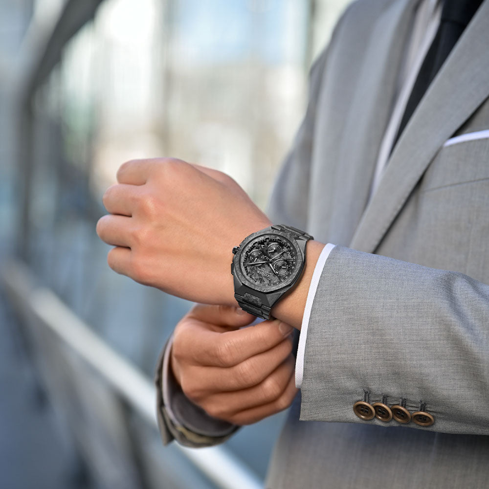 CITIZEN ATTESA ACT Line CC4107-80H ブラックチタンシリーズ 世界限定1,800本 シチズン アテッサ アクトライン 腕時計 メンズ