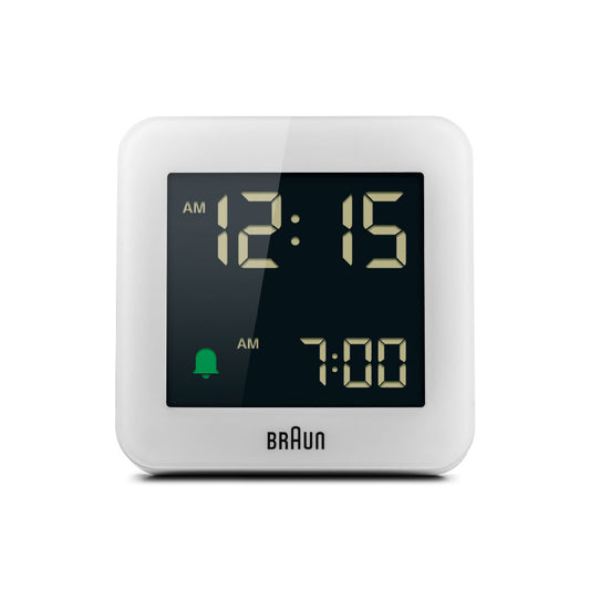 BRAUN Digital Alarm Clock BC09W ブラウン 時計 置き時計 卓上時計 インテリア時計 デジタルクロック