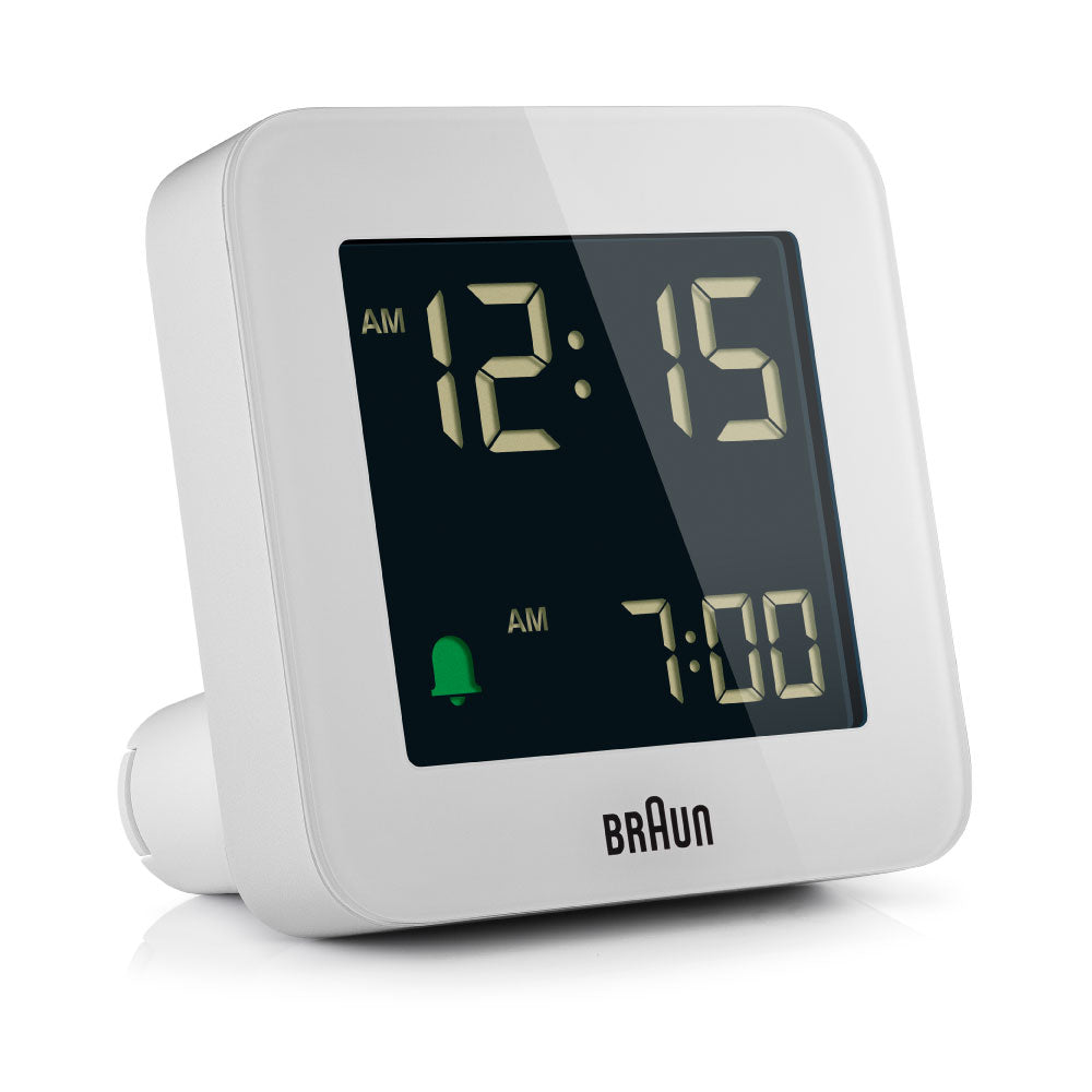 BRAUN Digital Alarm Clock BC09W ブラウン 時計 置き時計 卓上時計 インテリア時計 デジタルクロック