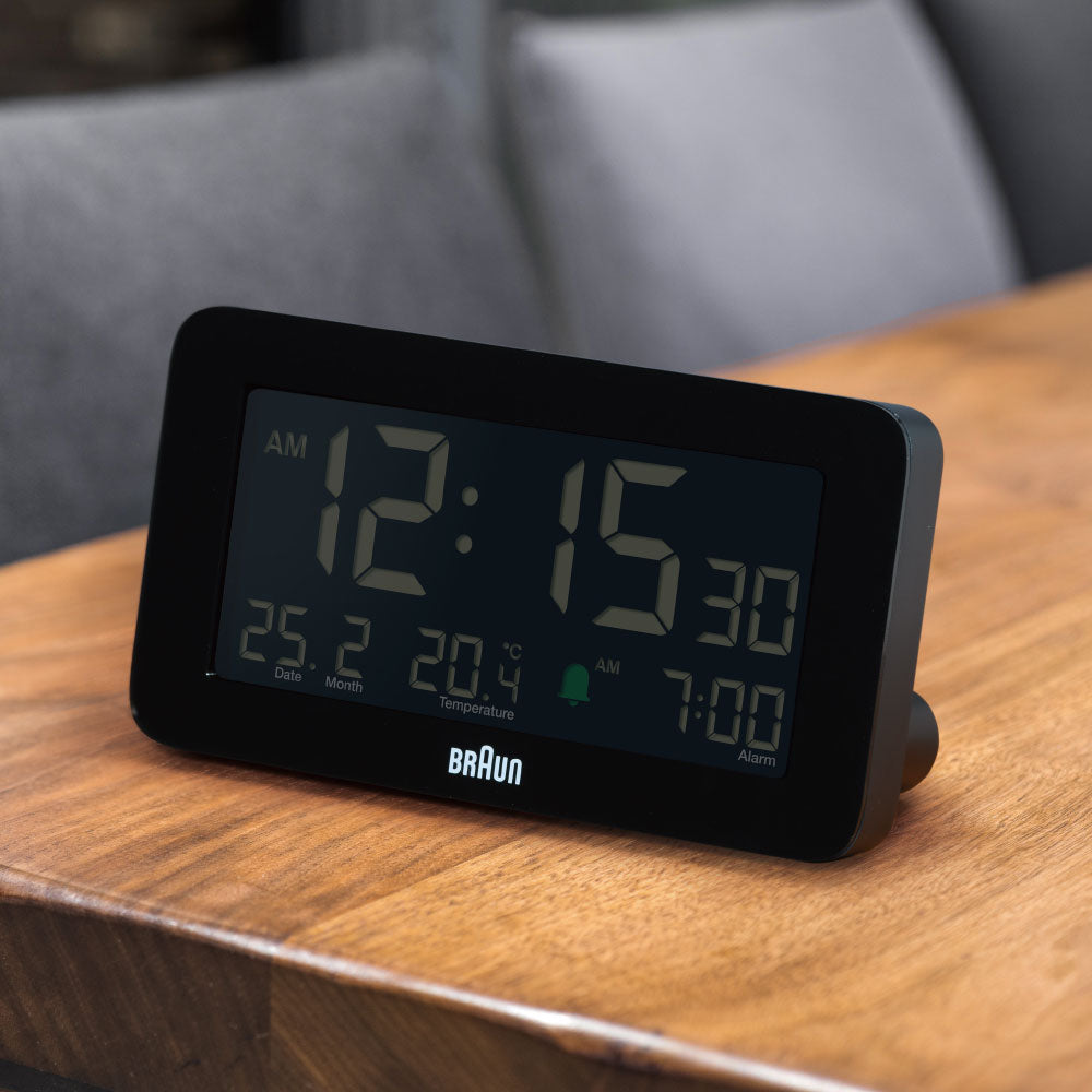 ＜2026年5月下旬入荷より順次発送＞BRAUN Digital Alarm Clock BC10B ブラウン 時計 置き時計 卓上時計 インテリア時計 デジタルクロック