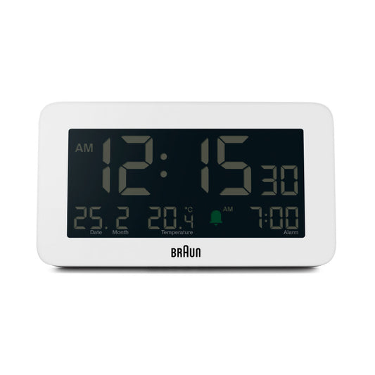 BRAUN Digital Alarm Clock BC10W ブラウン 時計 置き時計 卓上時計 インテリア時計 デジタルクロック