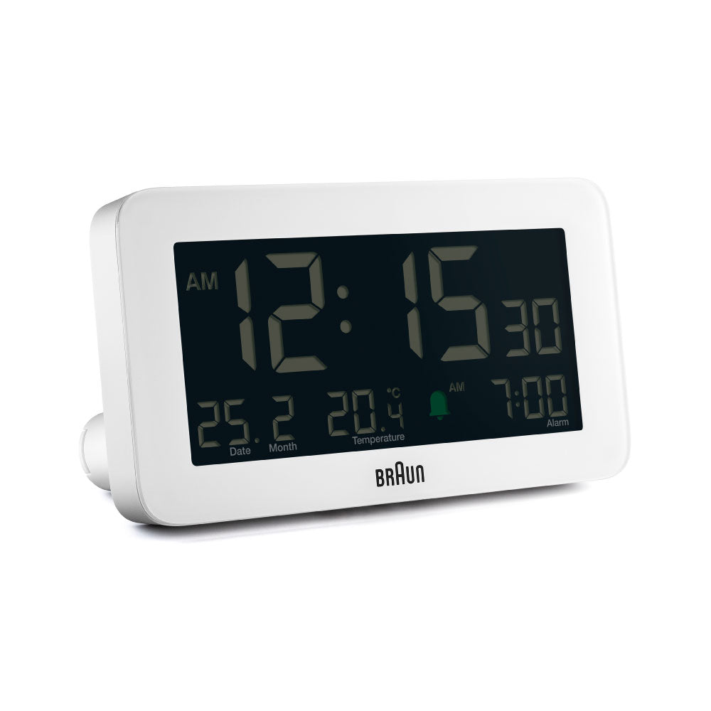 BRAUN Digital Alarm Clock BC10W ブラウン 時計 置き時計 卓上時計 インテリア時計 デジタルクロック