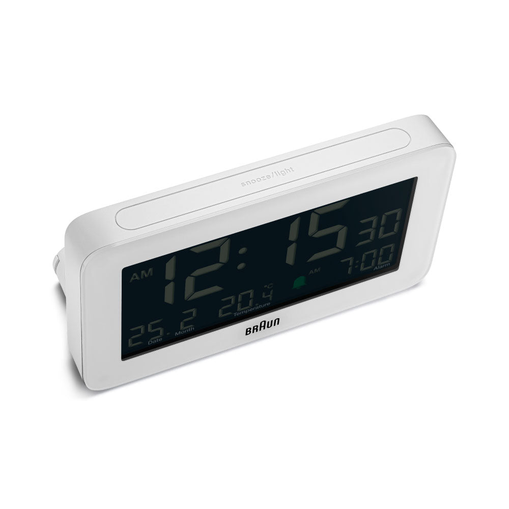 BRAUN Digital Alarm Clock BC10W ブラウン 時計 置き時計 卓上時計 インテリア時計 デジタルクロック