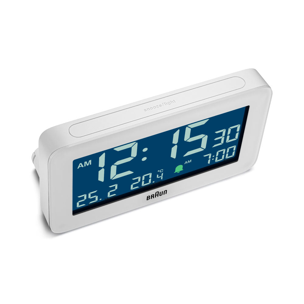 BRAUN Digital Alarm Clock BC10W ブラウン 時計 置き時計 卓上時計 インテリア時計 デジタルクロック