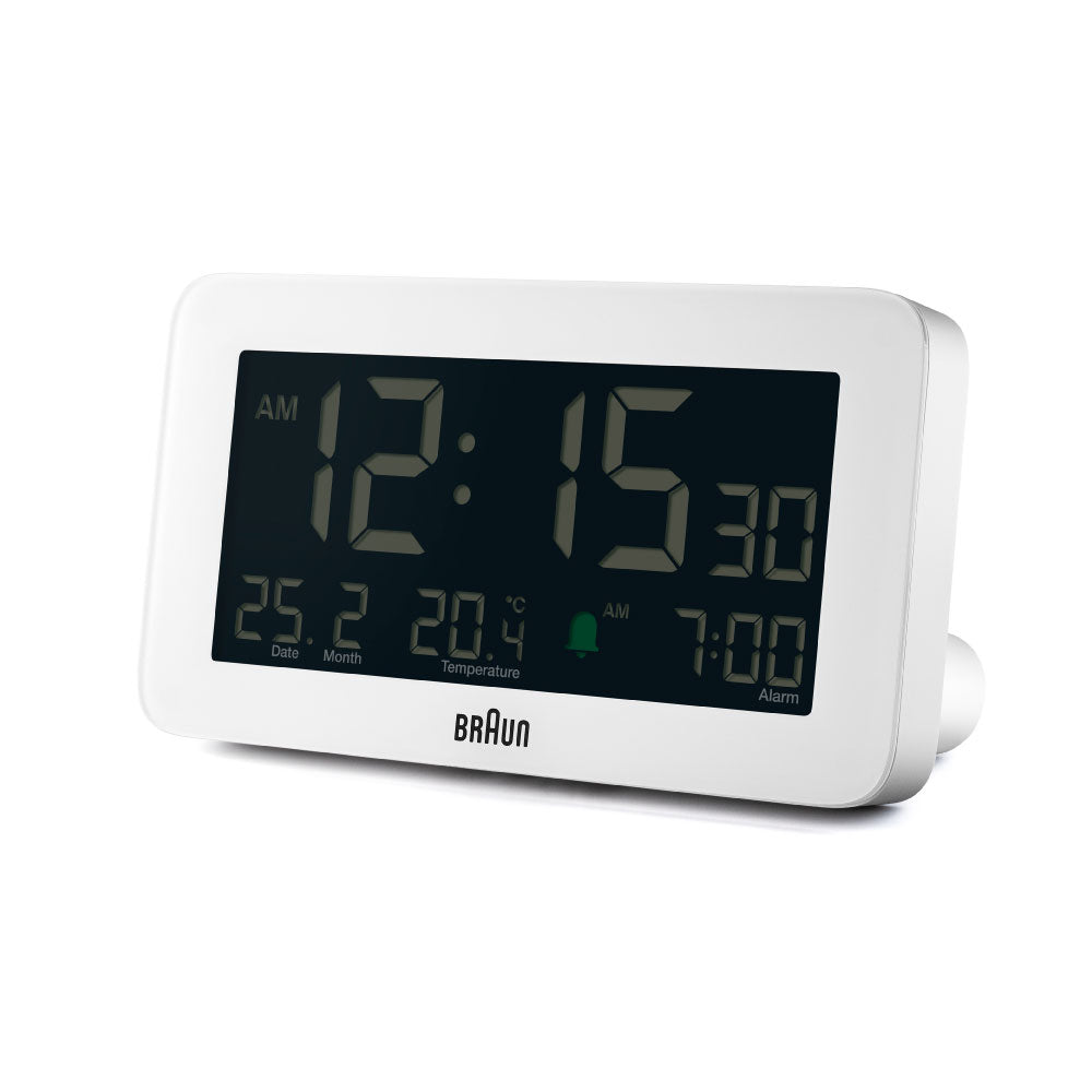 BRAUN Digital Alarm Clock BC10W ブラウン 時計 置き時計 卓上時計 インテリア時計 デジタルクロック