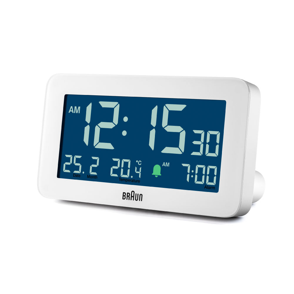 BRAUN Digital Alarm Clock BC10W ブラウン 時計 置き時計 卓上時計 インテリア時計 デジタルクロック