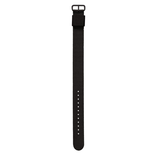 BENRUS NYLON STRAP 19mm BLACK BK ベンラス ナイロンストラップ 引き通しタイプ