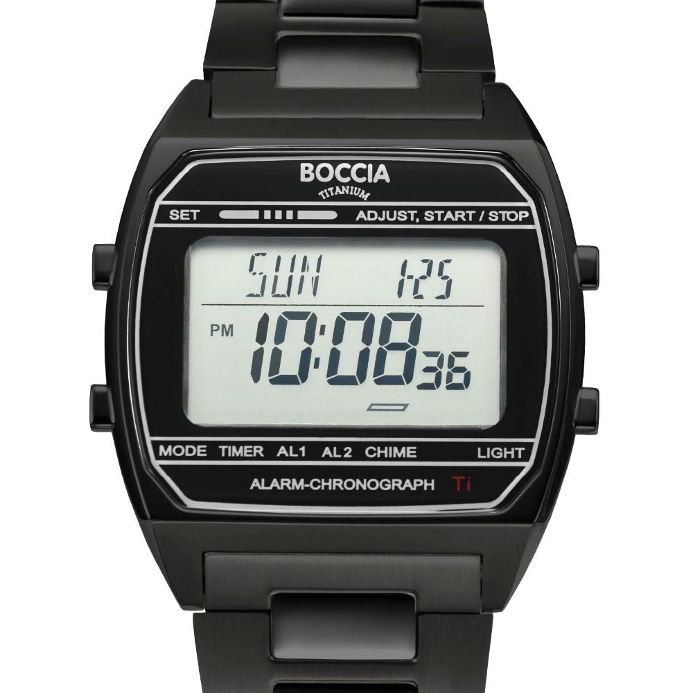 ＜予約受付／5月中旬入荷予定＞BOCCIA TITANIUM Digital 3738-07 ボッチア 腕時計 メンズ デジタル時計 ※入荷後より順次発送