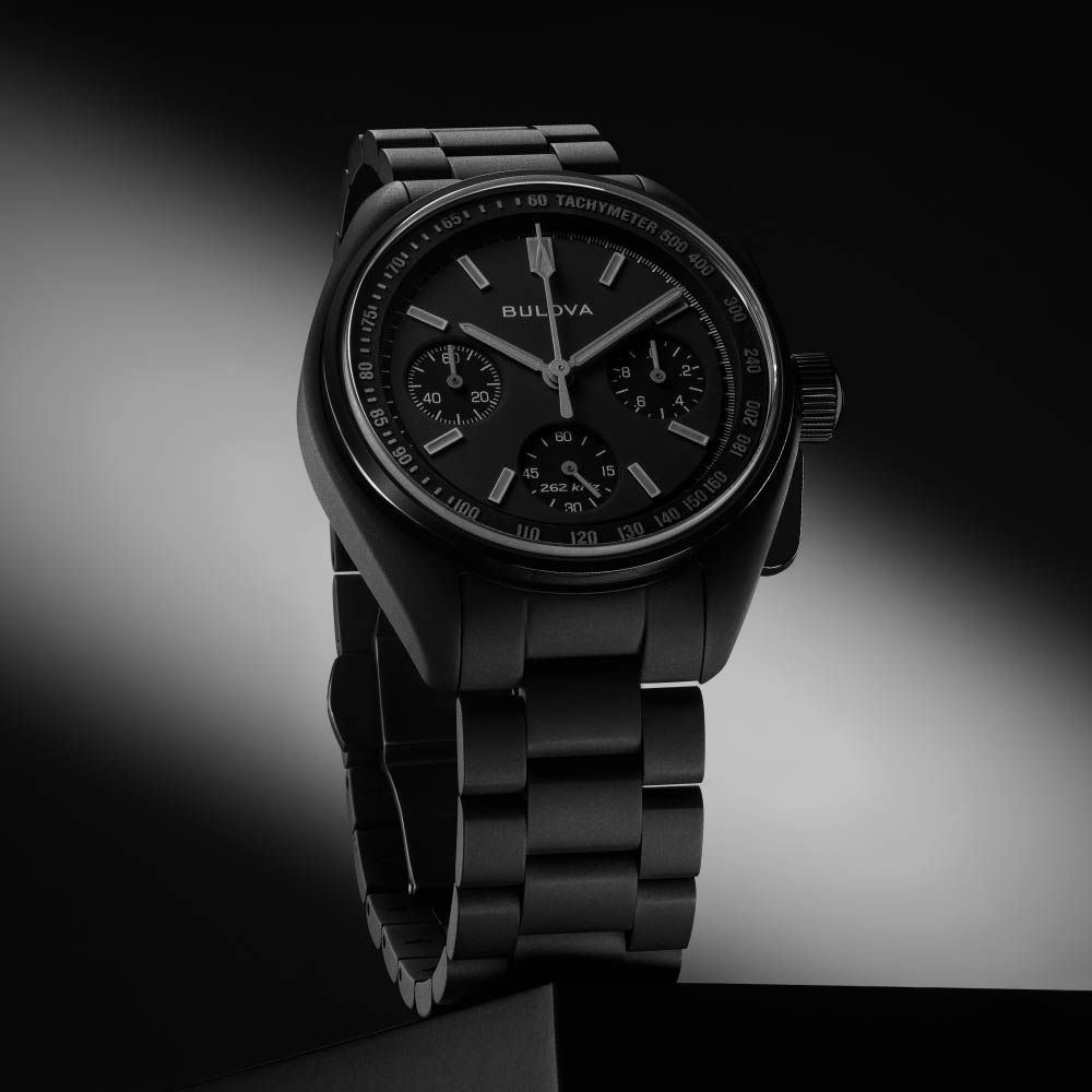 ＜2026年11月19日発売＞BULOVA Lunar Pilot Chronograph “Black Hole” 98A335 世界限定6000本 ブローバ 腕時計 メンズ