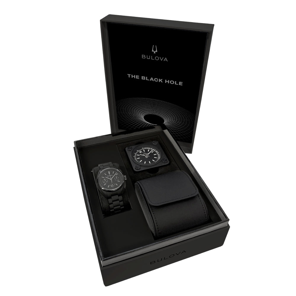 ＜2026年11月19日発売＞BULOVA Lunar Pilot Chronograph “Black Hole” 98A335 世界限定6000本 ブローバ 腕時計 メンズ