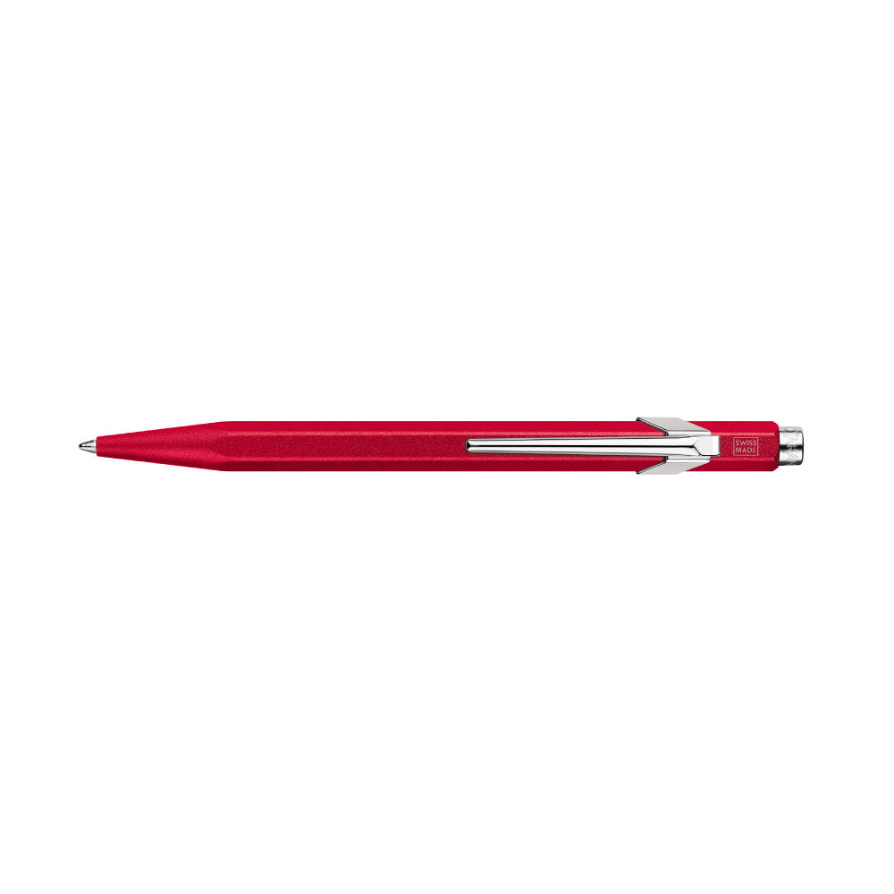 Caran d'Ache  849 カランダッシュ カラーマット X レッド ボールペン スリムパック入り