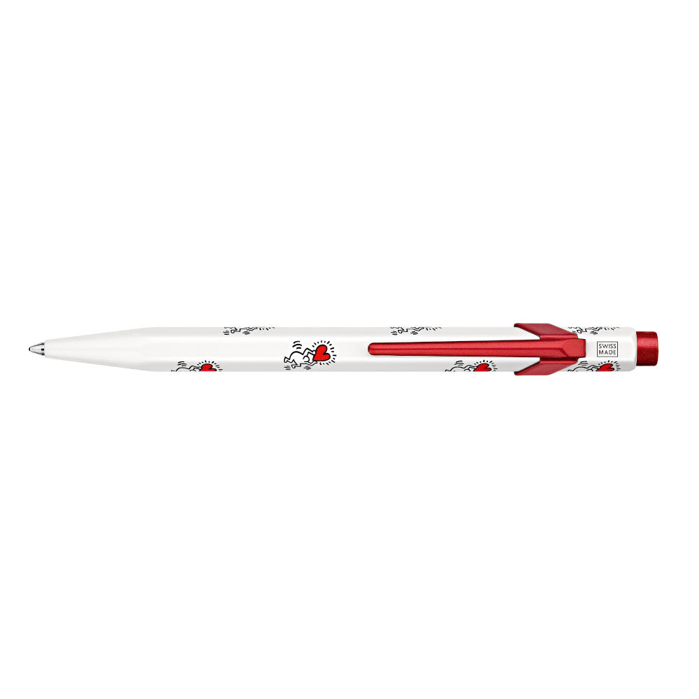 Caran d'Ache  849 カランダッシュ＋キース・へリング ホワイト スペシャルエディション ボールペン