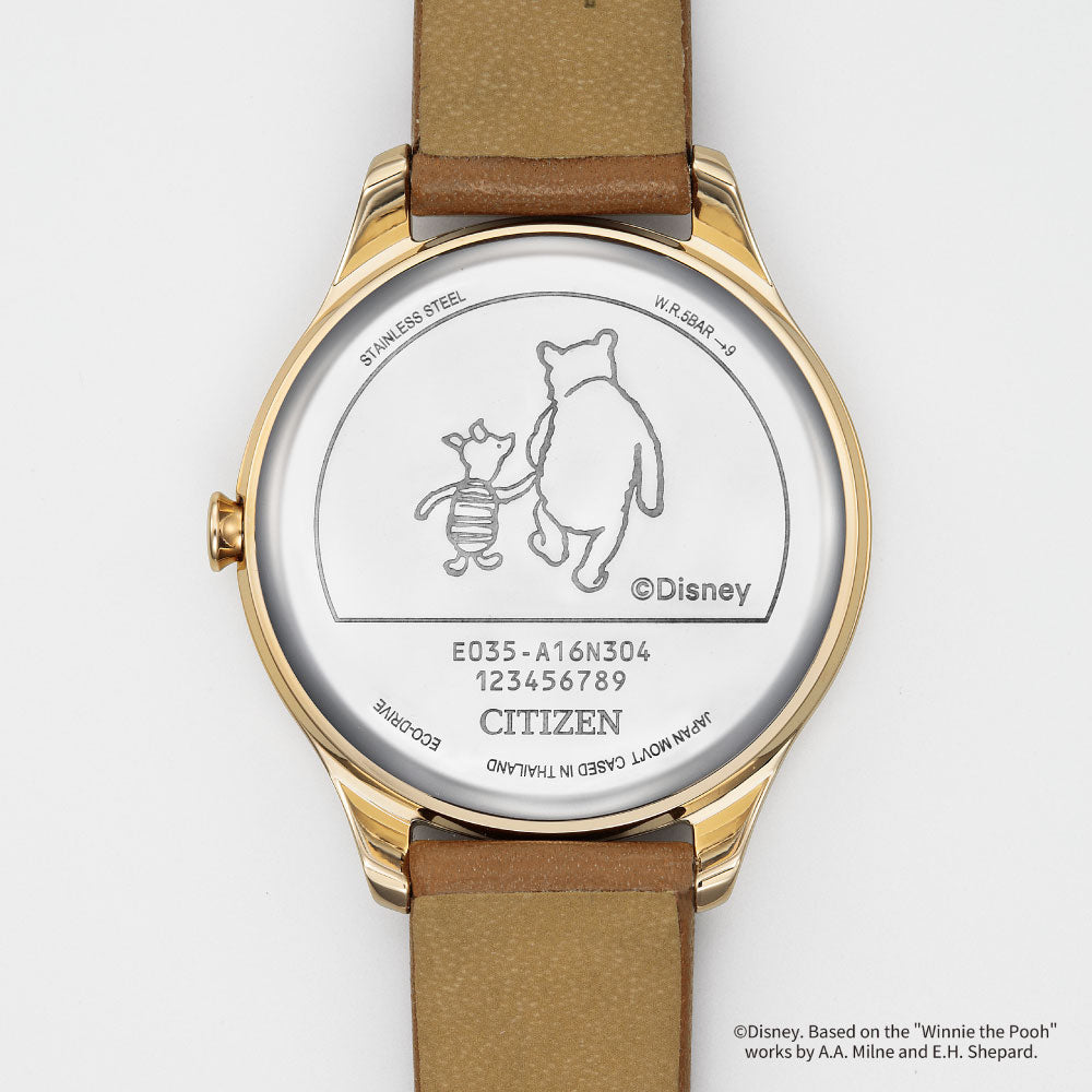 ＜2026年8月6日発売＞CITIZEN COLLECTION Disney Collection 「クラシックプー」 EM0507-07W 限定モデル シチズン コレクション ディズニー 腕時計 レディース