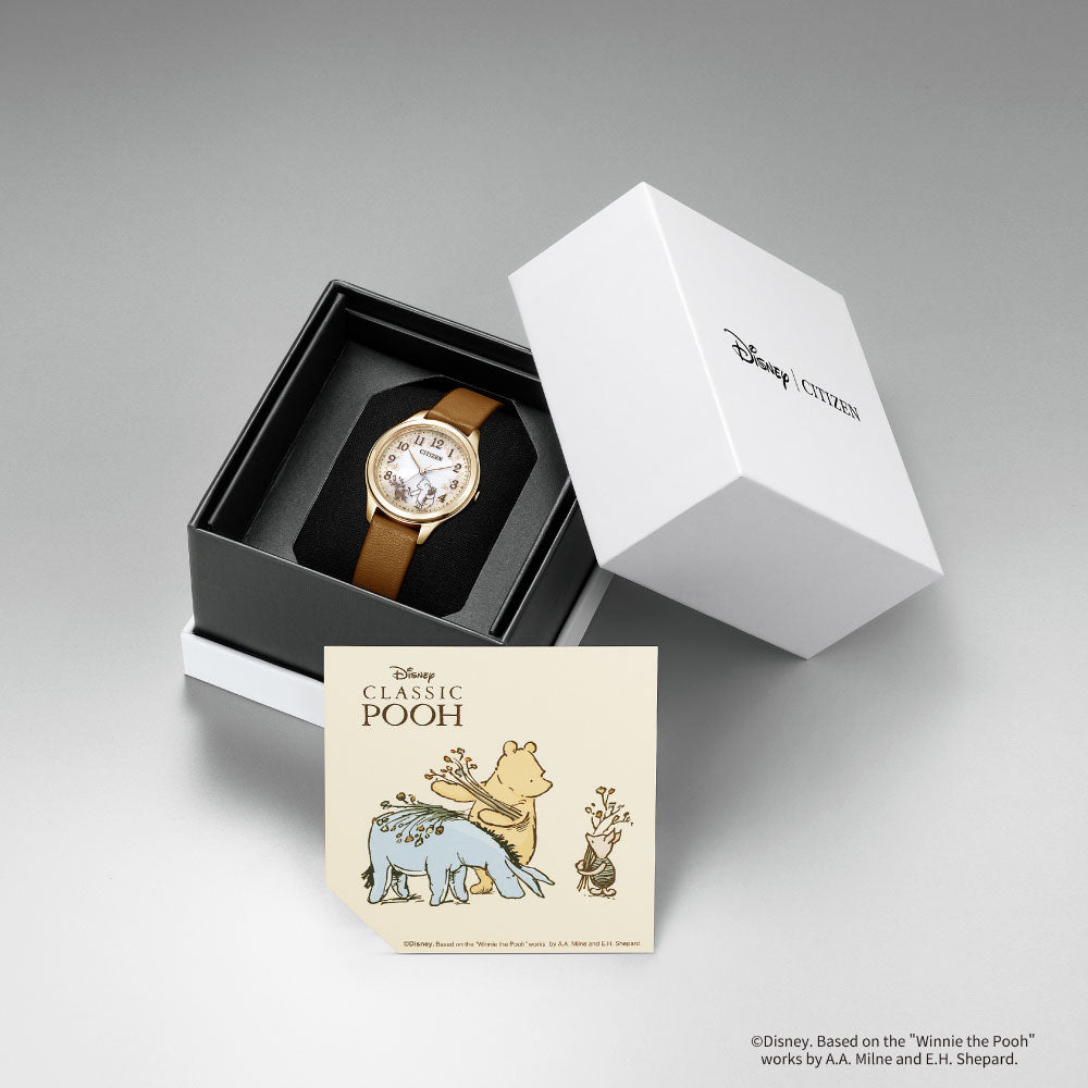 ＜2026年8月6日発売＞CITIZEN COLLECTION Disney Collection 「クラシックプー」 EM0507-07W 限定モデル シチズン コレクション ディズニー 腕時計 レディース