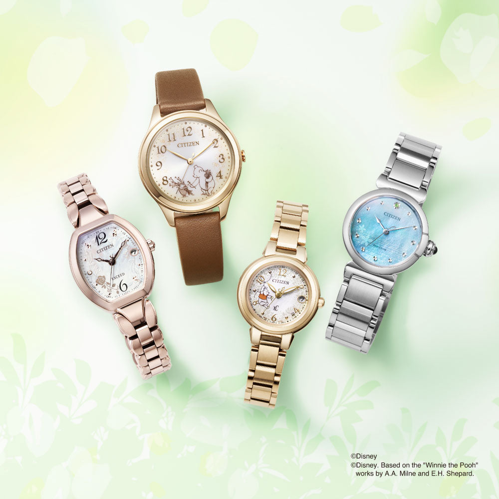 ＜2026年8月6日発売＞CITIZEN COLLECTION Disney Collection 「クラシックプー」 EM0507-07W 限定モデル シチズン コレクション ディズニー 腕時計 レディース