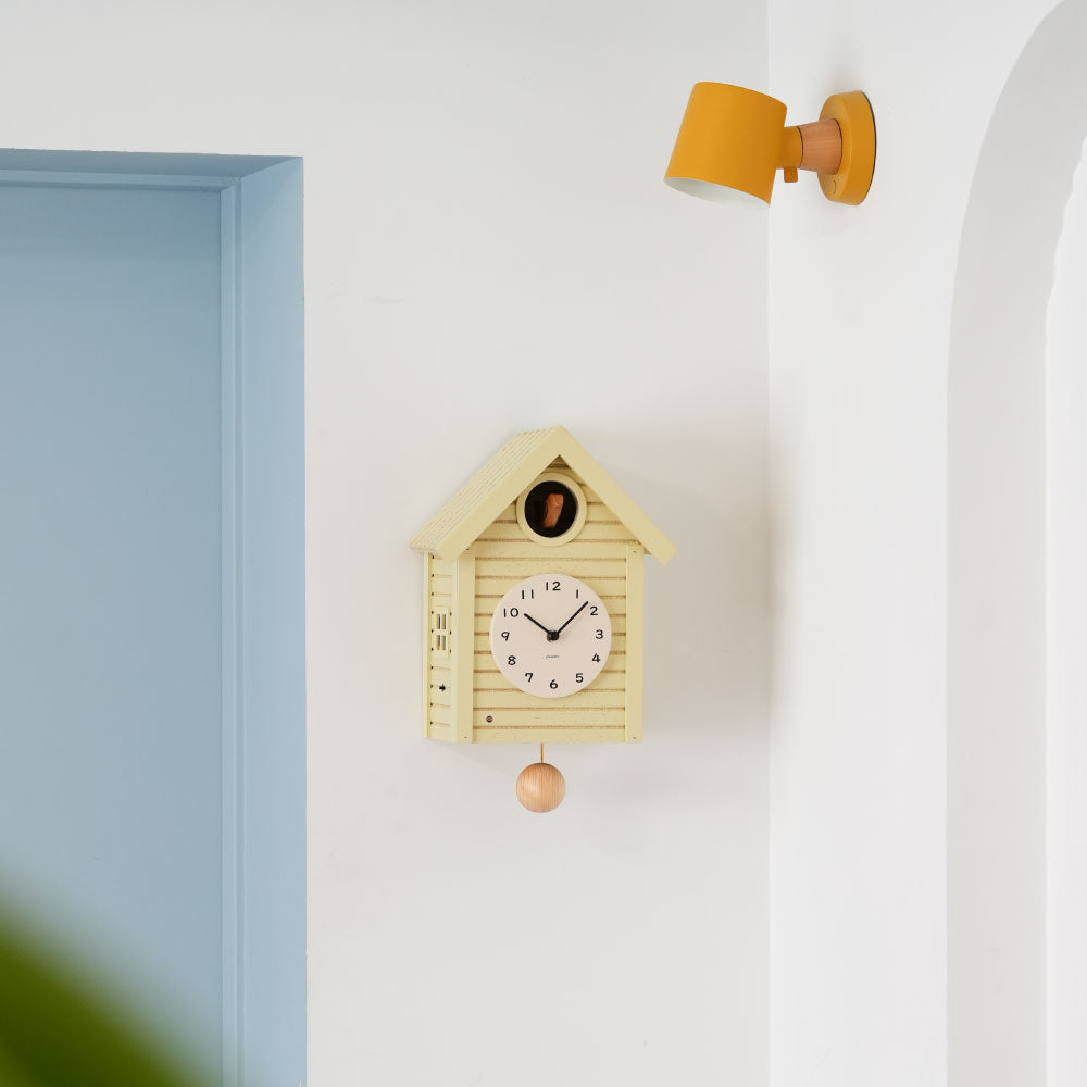 CHAMBRE Cuckoo CLOCK YELLOW CH-059YE シャンブル 時計 振り子時計