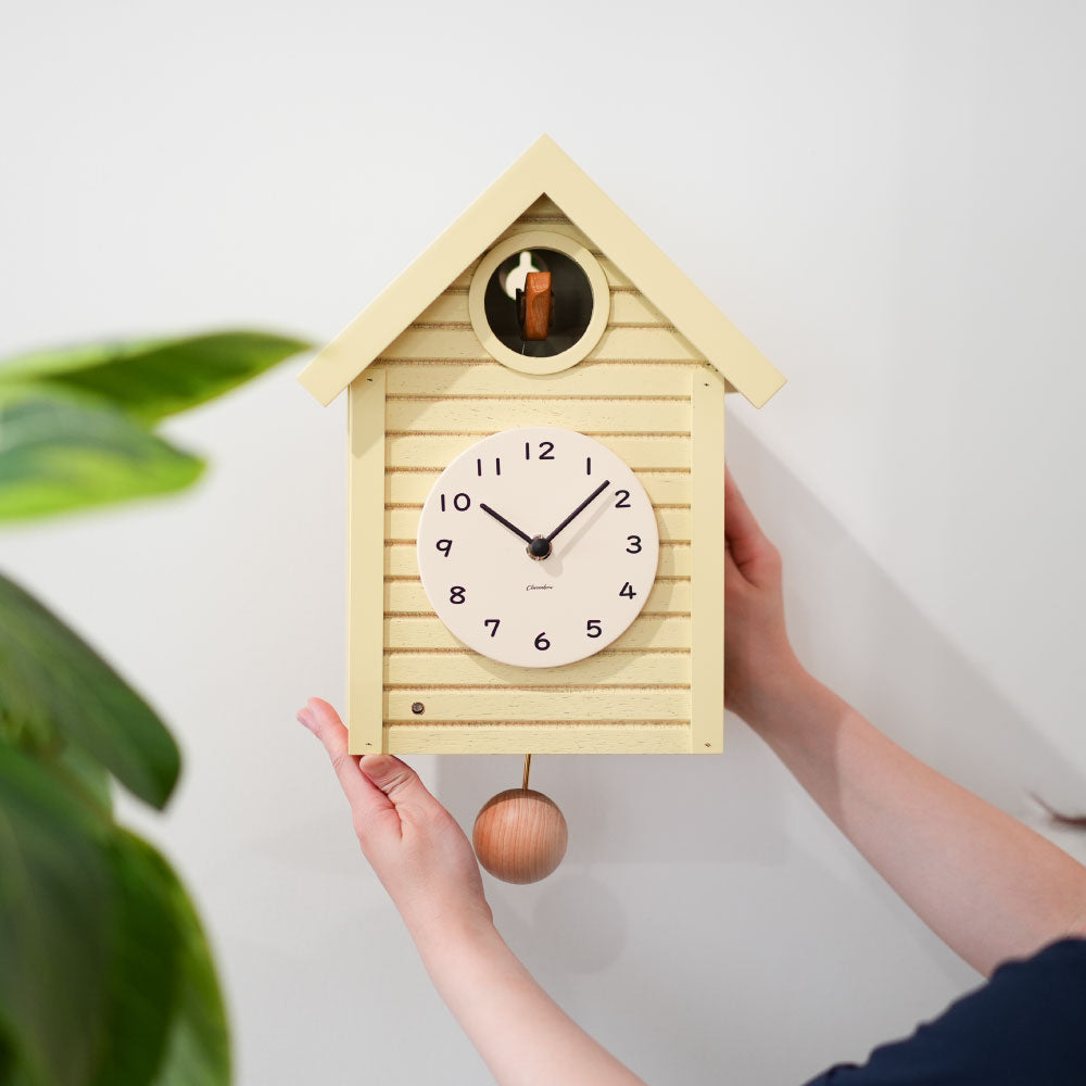 CHAMBRE Cuckoo CLOCK YELLOW CH-059YE シャンブル 時計 振り子時計