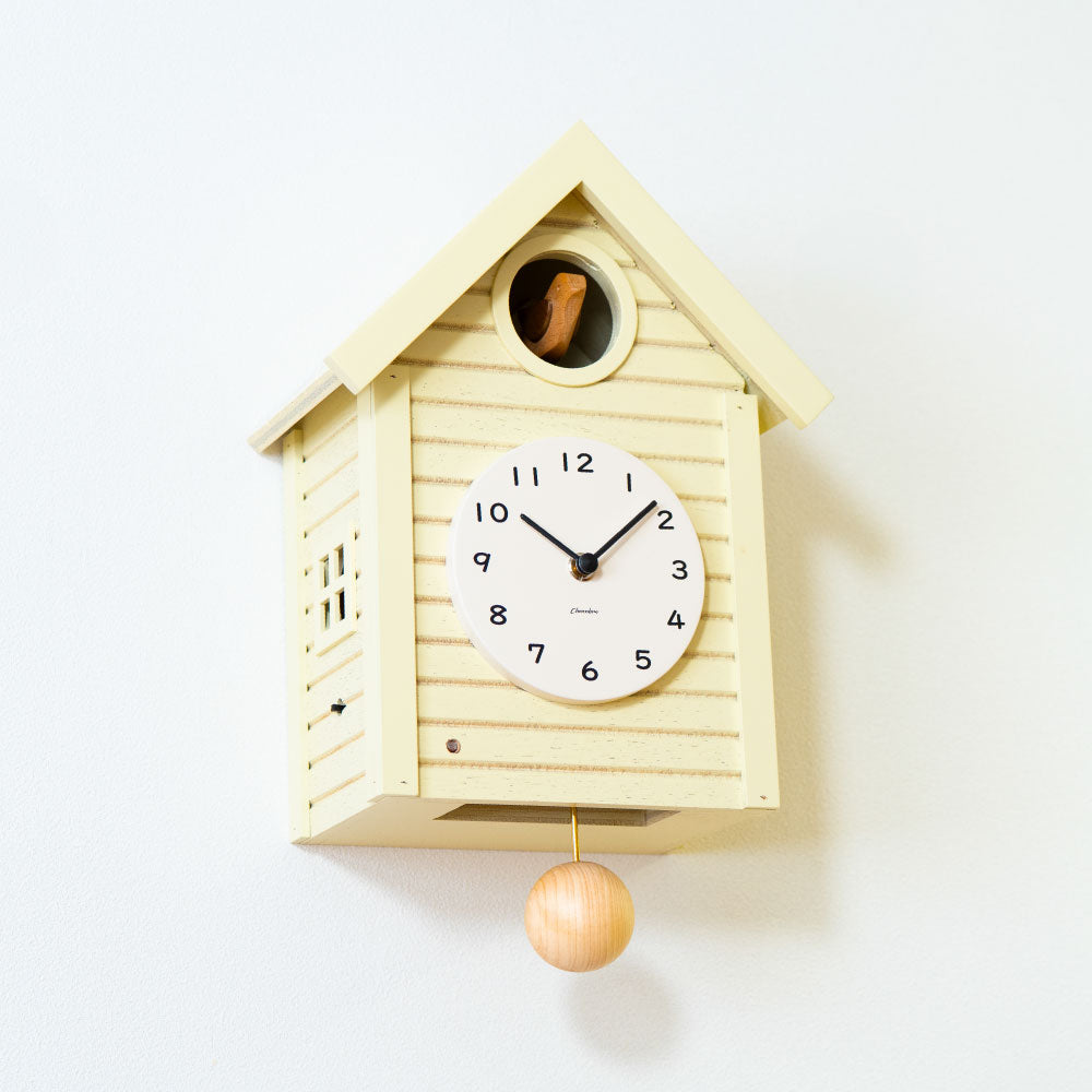 CHAMBRE Cuckoo CLOCK YELLOW CH-059YE シャンブル 時計 振り子時計