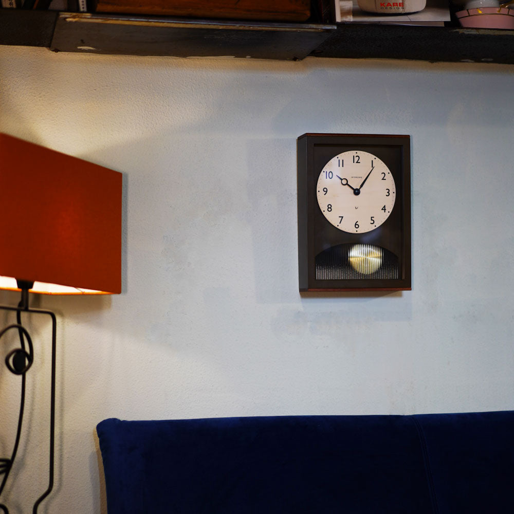 CHAMBRE アーチの振り子時計 BROWN CH-066BR シャンブル 壁掛け時計