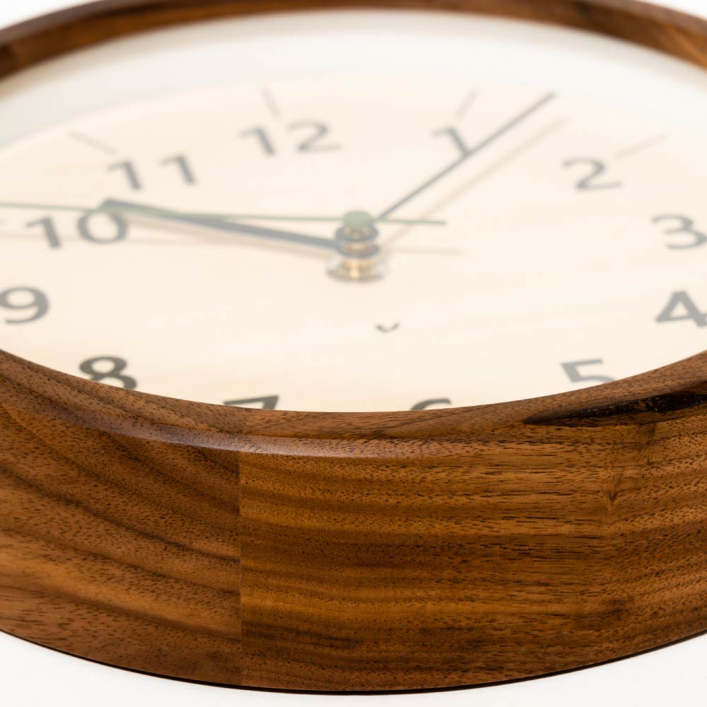 CHAMBRE ちいさな木の実のかけ時計 WALNUT CH-067WN 電波時計 シャンブル 壁掛け時計