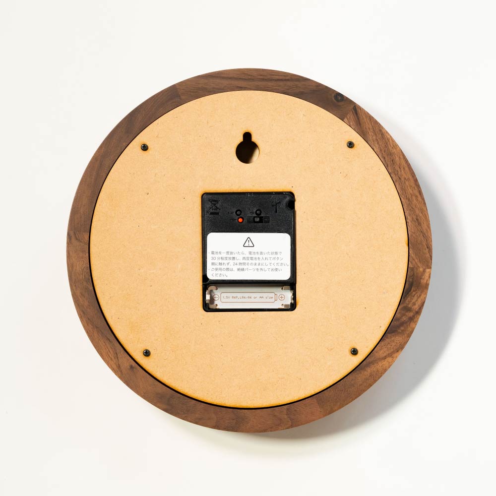 CHAMBRE ちいさな木の実のかけ時計 WALNUT CH-067WN 電波時計 シャンブル 壁掛け時計