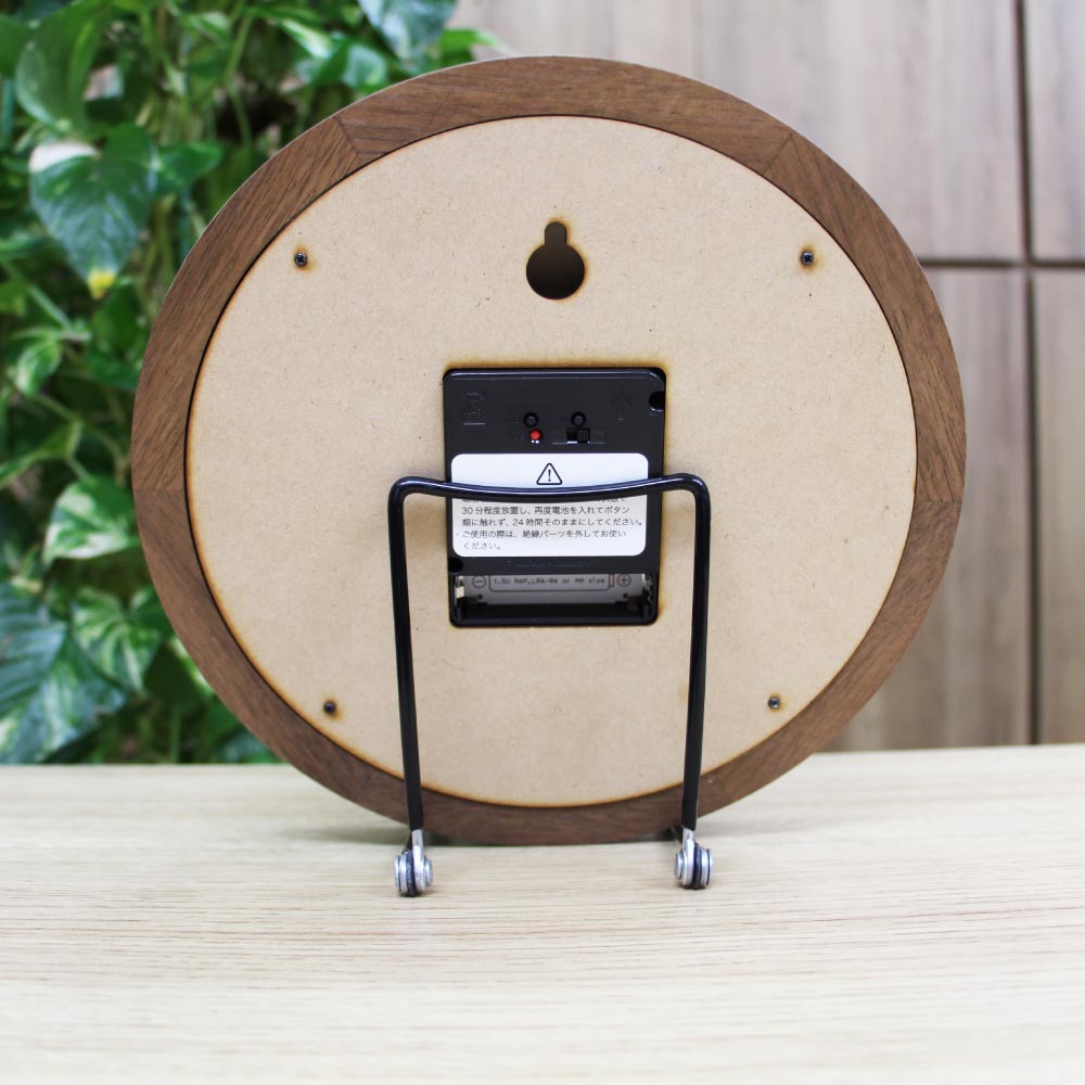 CHAMBRE ちいさな木の実のかけ時計 WALNUT CH-067WN 電波時計 シャンブル 壁掛け時計