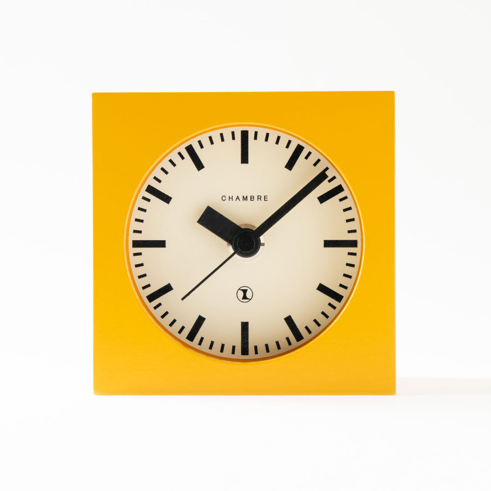 CHAMBRE BLOCK DESK CLOCK MUSTARD CH-069MS