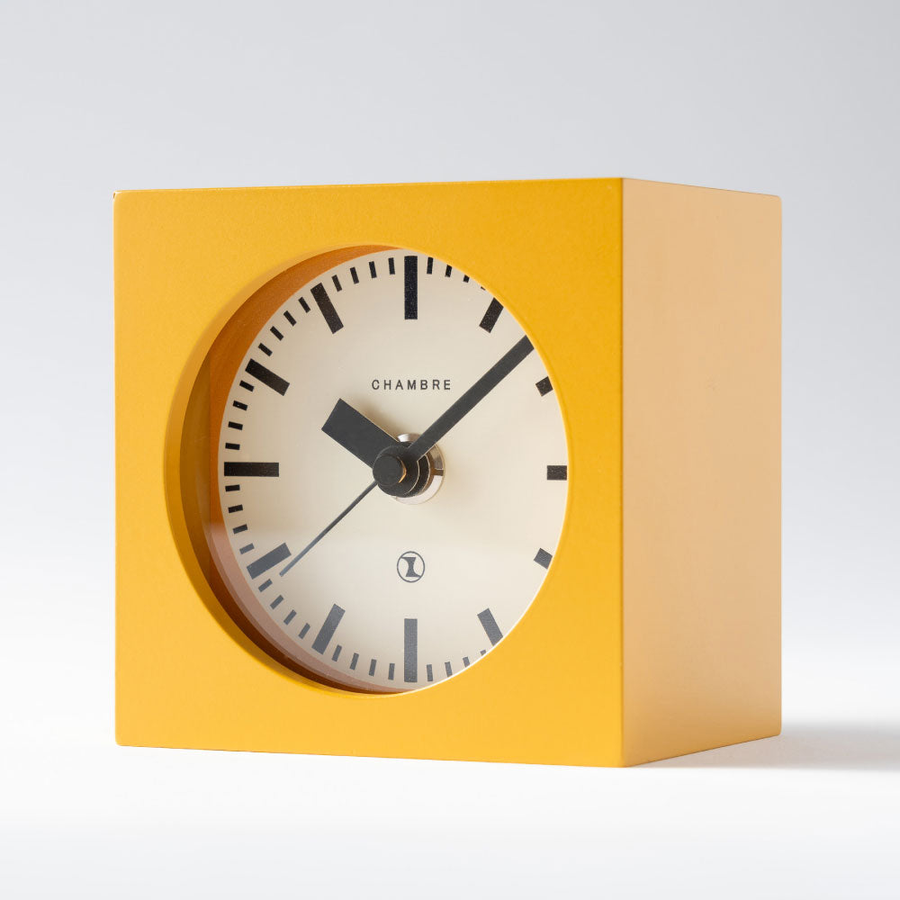CHAMBRE BLOCK DESK CLOCK MUSTARD CH-069MS