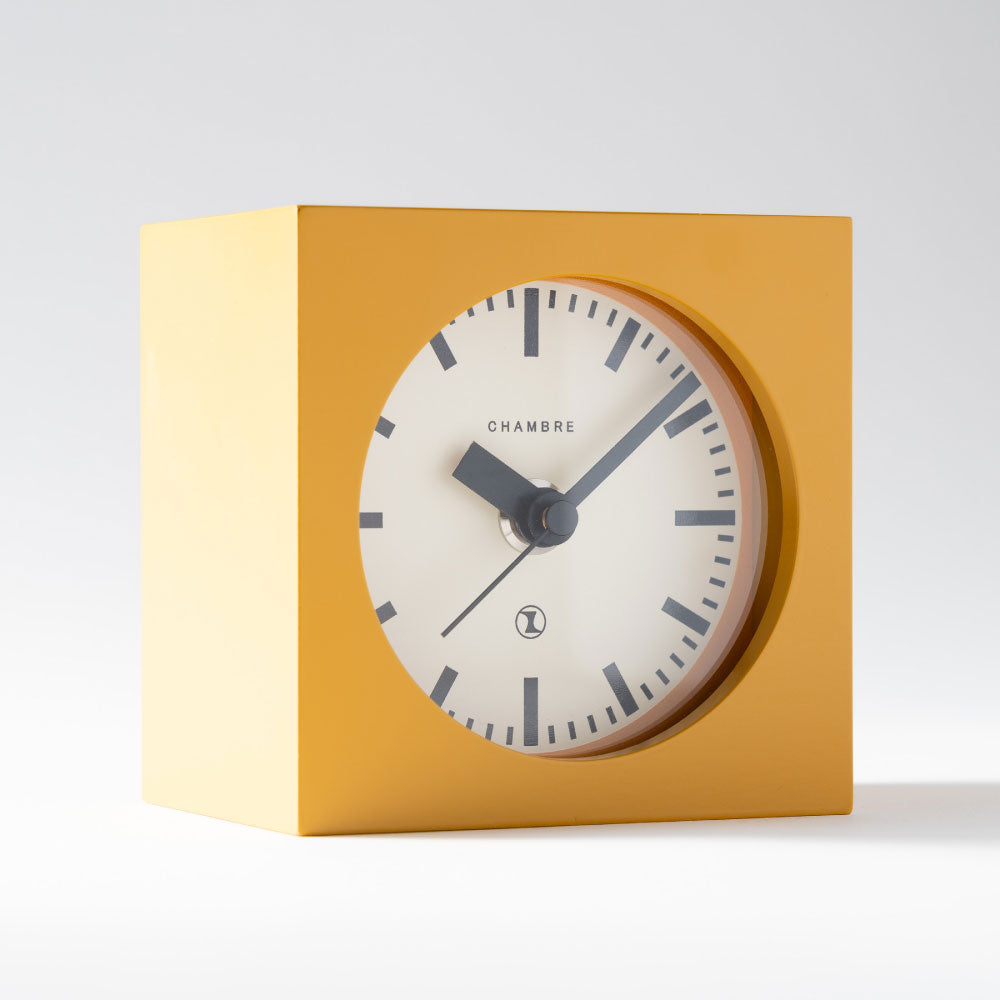 CHAMBRE BLOCK DESK CLOCK MUSTARD CH-069MS