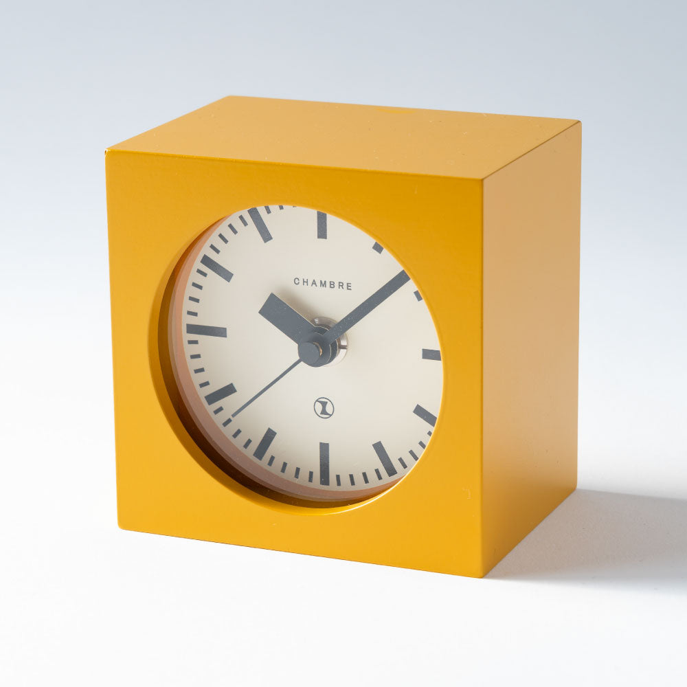 CHAMBRE BLOCK DESK CLOCK MUSTARD CH-069MS